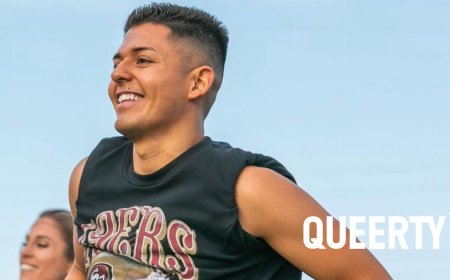 NFL cheerleader Jonathan Romero has everyone amped up cheering for one of the best teams in the league