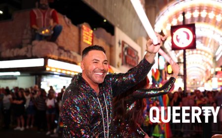 Boxing legend Oscar De La Hoya parties with the gays in Vegas