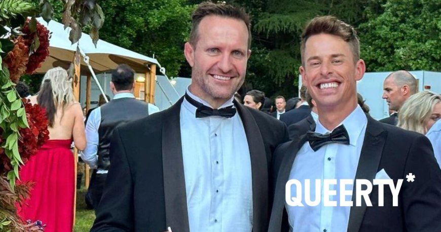 Retired rugby star Campbell Johnstone is planning a perfect wedding with his BF months after coming out