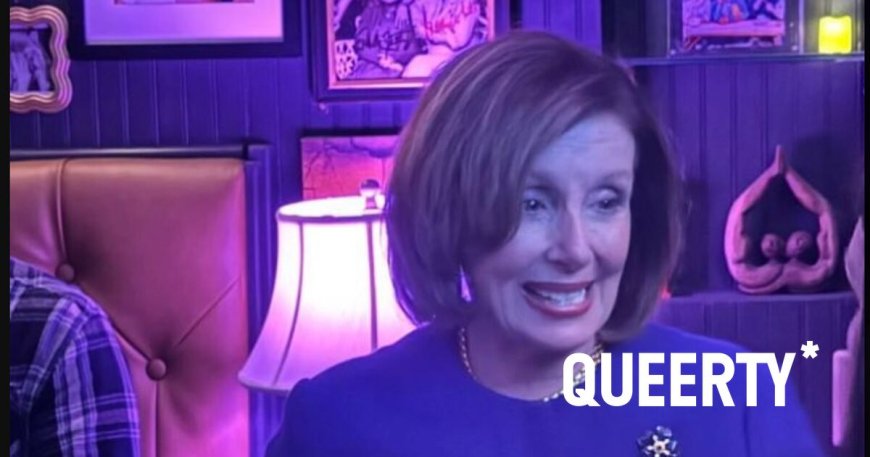 Nancy Pelosi enjoys a raucous night out with the gays while the Republican caucus burns