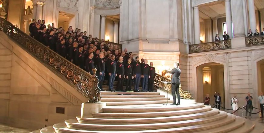 SF Gay Men’s Chorus Performs Tribute To Feinstein