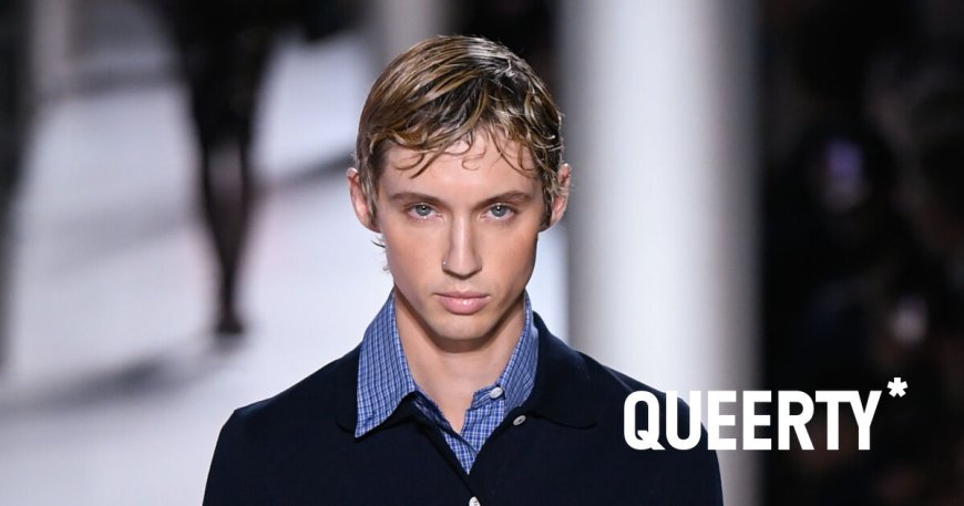 Troye Sivan enters his supermodel era by flashing his underwear on the runway at Paris Fashion Week