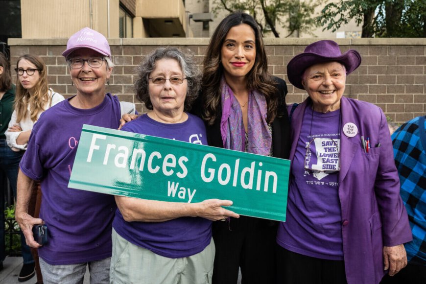 ‘I don’t want to be forgotten’: Lower East Side street corner named after housing activist Frances Goldin