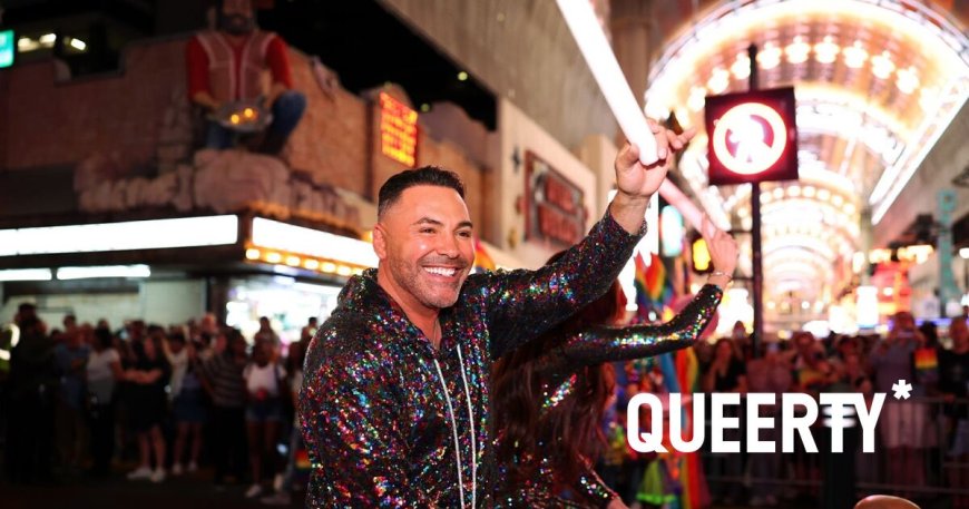 Boxing legend Oscar De La Hoya parties with the gays in Vegas