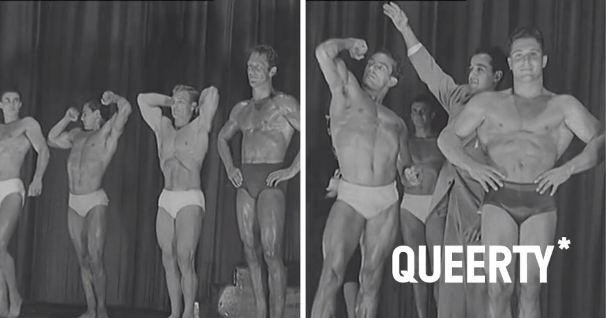 This 1940s bodybuilding video is now in color & it’s got everyone breaking a sweat