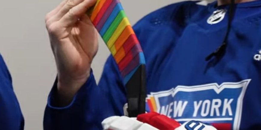 Hockey League Rescinds Ban On “Pride Tape” On Sticks