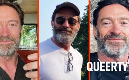 Woof! Newly single, still straight Hugh Jackman embraces his inner Scruff daddy on social media