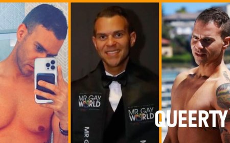Meet the hunky new Mr. Gay World who has been inspiring fans with his fitness journey