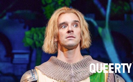 Michael Urie and a gay cavalcade gallop onto Broadway in ‘Spamalot’