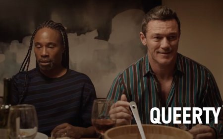 WATCH: Luke Evans & Billy Porter battle for custody in this emotional daddy divorce drama