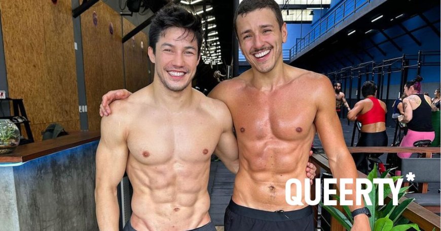 Olympic gymnast Arthur Nory & his supercute BF just won a gold in their thirst trap game