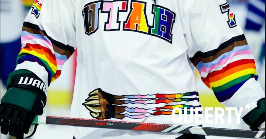 Utah Grizzlies unveil awesome new Pride jerseys… on Pup Night! Woof!