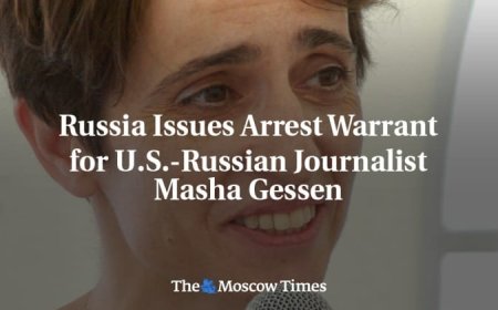 Russia Issues Arrest Warrant for U.S.-Russian Journalist Masha Gessen