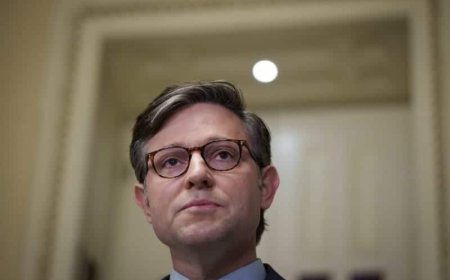 ‘Ewww’: Internet erupts over photos of Mike Johnson at ‘purity ball’ with his daughter