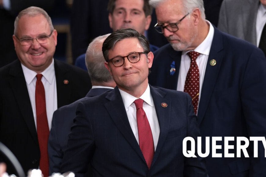 With his speakership already collapsing, Mike Johnson resorts to ...