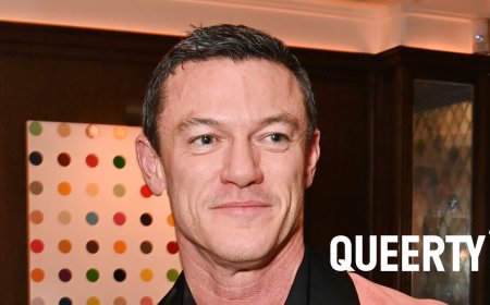 Luke Evans shows off his Tarzan-style jungle training routine… in his speedo
