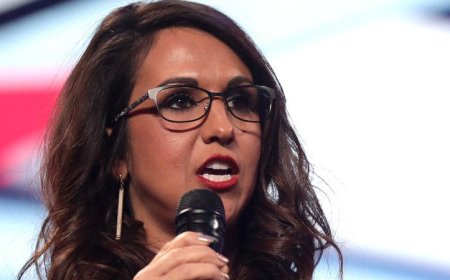 Lauren Boebert jokes about lewd behavior as she introduces herself to new district