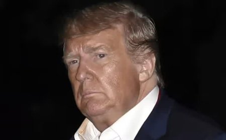 ‘Like a dirty old shoe’: Internet laughs at Trump’s apparent makeup job gone wrong