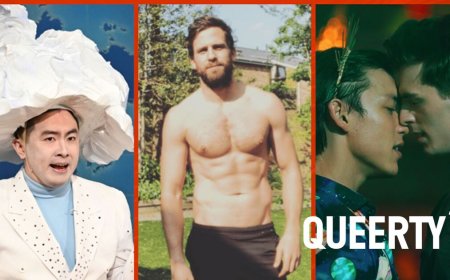Dino Fetscher heats things up, Bowen Yang’s icy stare & all the can’t-miss LGBTQ+ releases of the week