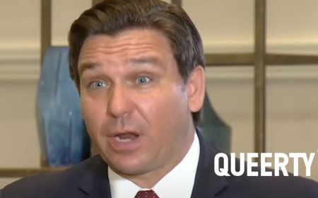 Ron “Don’t Say Gay” DeSantis still seems to think he’s running for president