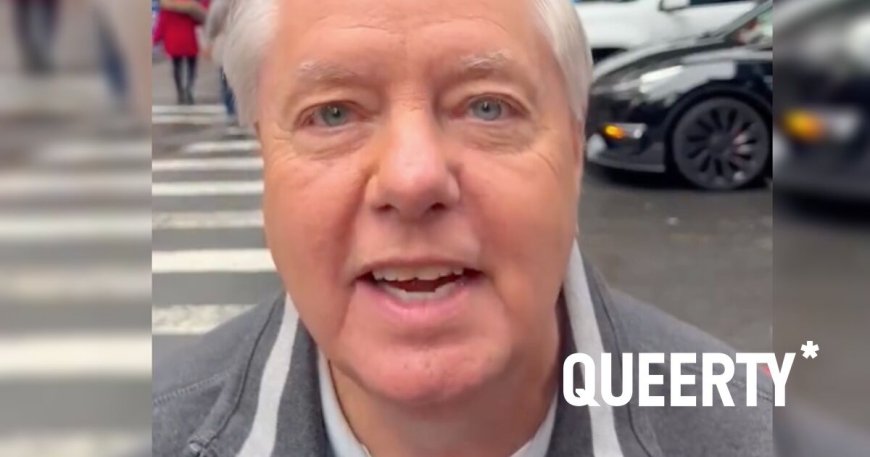 Lindsey Graham hot-footed it to New York for the most Lindsey Graham of reasons