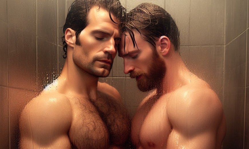 9 Steamy AI Images of Captain American and Superman Showering Together