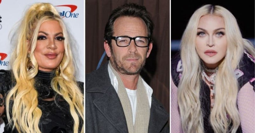 Tori Spelling Spills on ‘Unforgettable’ Moment When ‘90210’ Costar Luke Perry Revealed He Was Dating Madonna