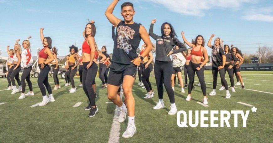 Hip hip hooray! Jonathan Romero is the latest gay NFL cheerleader headed to the Super Bowl