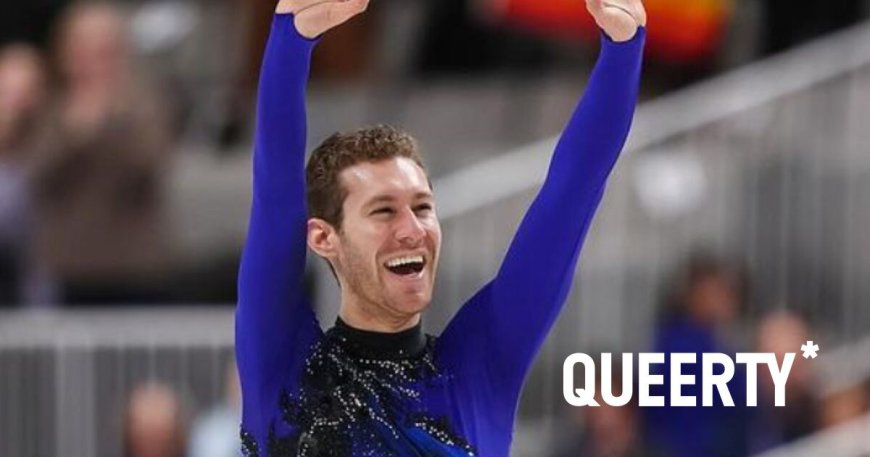 Figure skater Jason Brown celebrates his Olympic anniversary with a silver medal win
