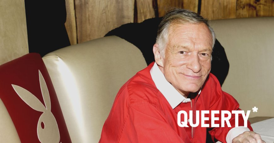 Hugh Hefner’s widow says he “definitely” had men in his bed & was “very open” about sex