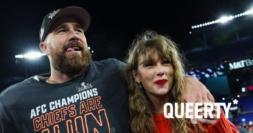 Travis Kelce & Taylor Swift are going to the Super Bowl & homophobes are absolutely losing it