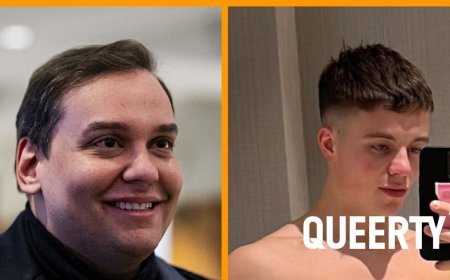 George Santos’ next act has him collaborating with this muscle twink OnlyFans star & WHAAAAT?!!!