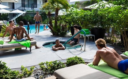 These three boutique Palm Springs properties are changing perceptions of gay men’s clothing optional resorts