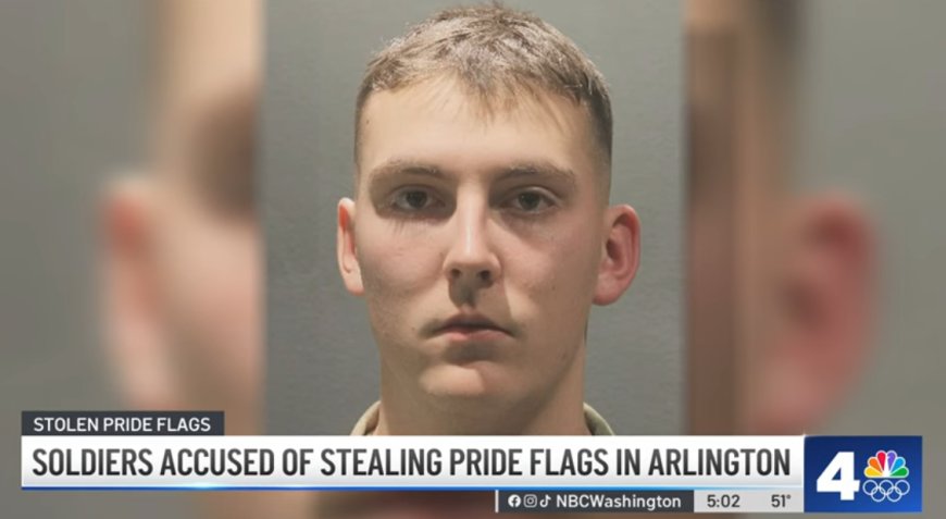 Two US Army Soldiers Busted For Stealing Pride Flags