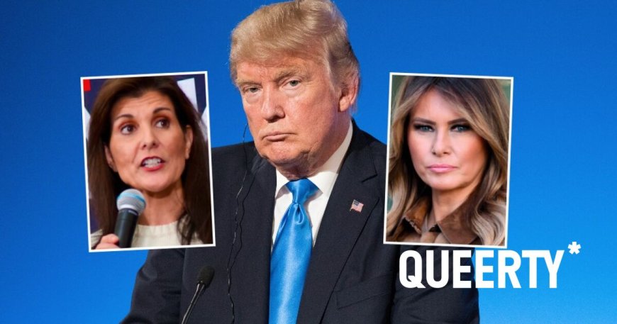 Trump knocks Haley for lack of husband on campaign trail… but where’s Melania?