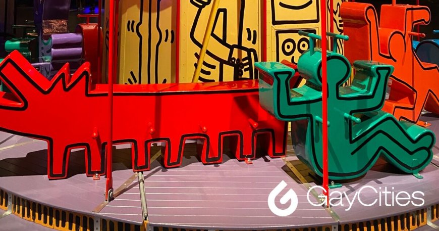 PHOTOS: New ‘amusement park’ puts Haring & Hockney on a merry-go-round