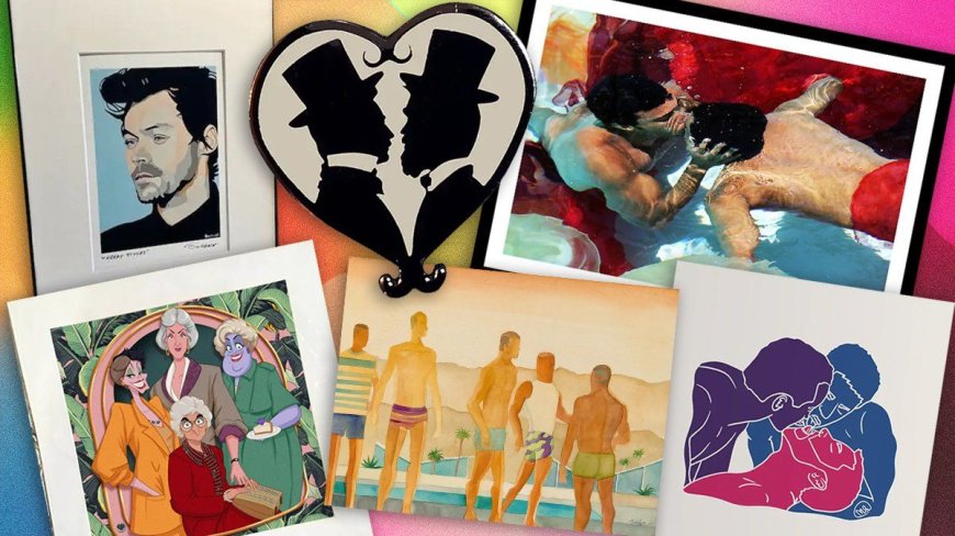 Top 10 hottest queer art pieces on The Pride Store to celebrate love