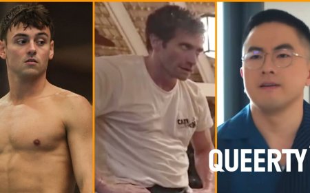 Tom Daley’s deep dive, Jake Gyllenhaal’s sweaty wrestling match, Bowen Yang goes “full hetero”