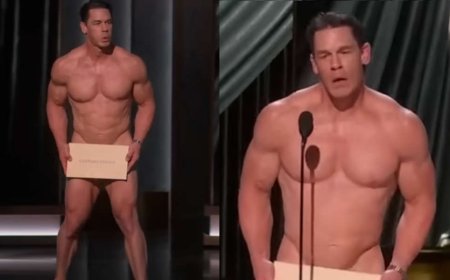 John Cena’s Naked Presentation at The Oscars