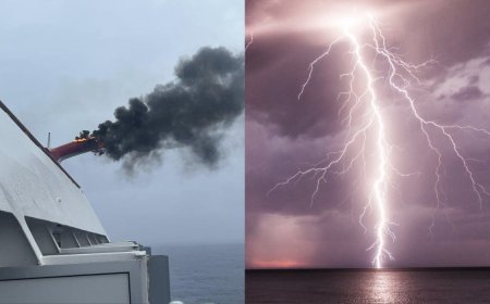 Lightning strike suspected in cruise ship fire at sea