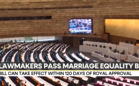Thai Lawmakers Overwhelmingly Pass Marriage Bill