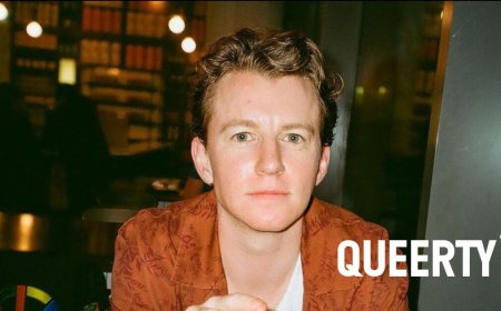 Trans hockey star Harrison Browne on his new film, scootering around L.A. & being a cat dad