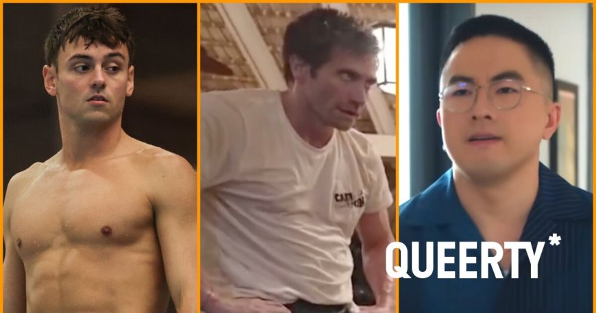 Tom Daley’s deep dive, Jake Gyllenhaal’s sweaty wrestling match, Bowen Yang goes “full hetero”