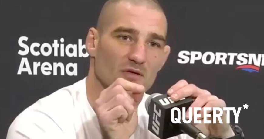 UFC homophobe Sean Strickland gets schooled after freaking out over a man & his trans girlfriend