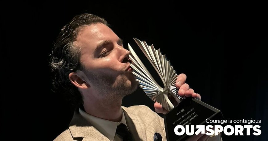 Gay athlete and filmmaker Michiel Thomas just won his first GLAAD Award