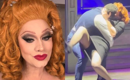 Jinkx Monsoon’s SteamyStage Kiss with ‘HSM’ Star Corbin Bleu