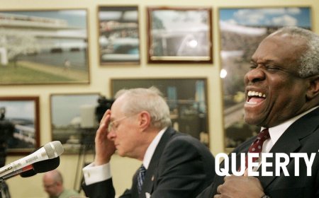 More shady shenanigans from gay-hating, bribe-loving Justice Clarence Thomas
