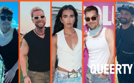 PHOTOS: David Archuleta, Lance Bass, Bretman Rock & all the queerest looks from Coachella 2024