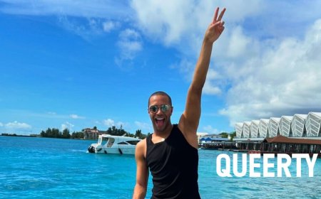 Michael Gunning celebrates turning 30 with a sun-soaked dream trip to the Maldives