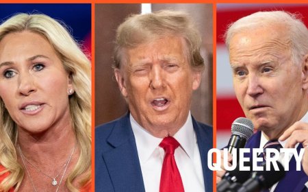 MTG’s “bleach blonde” bombshell, Trump’s bizarro MAGA fashion show, Biden’s queer promise